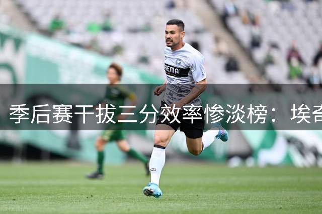 季后赛干拔三分效率惨淡榜：埃奇库姆15.8%垫底 SGA上榜